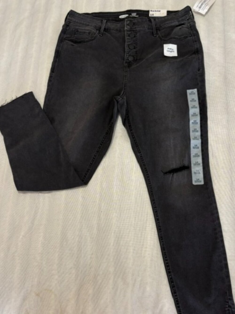 Faded black Old Navy Rockstar jeans